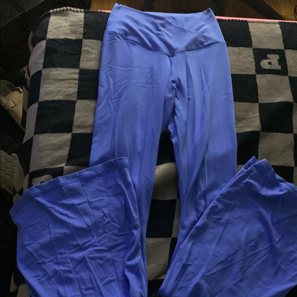 Vibrant Blue High-Waisted Leggings